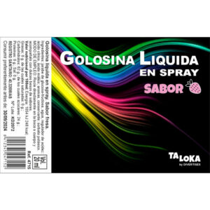 vVigoroso TALOKA - SPRAY LÍQUIDO DE DOCES DE MORANGO