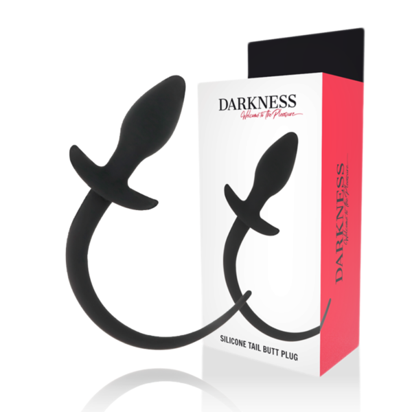 vVigoroso DARKNESS - PLUG ANAL 28 CM SILICONE PRETO