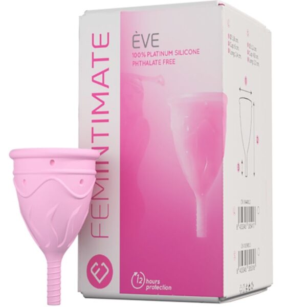 vVigoroso FEMINTIMATE - COPO MENSTRUAL DE SILICONE EVE TAMANHO S