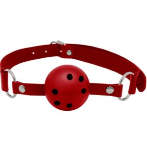 vVigoroso ALIVE - DISCRETION GAG RESPIRÁVEL VERMELHO