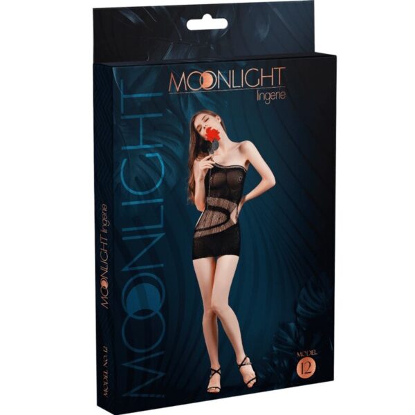 vVigoroso MOONLIGHT - VESTIDO MODELO 12 PRETO TAMANHO ÚNICO