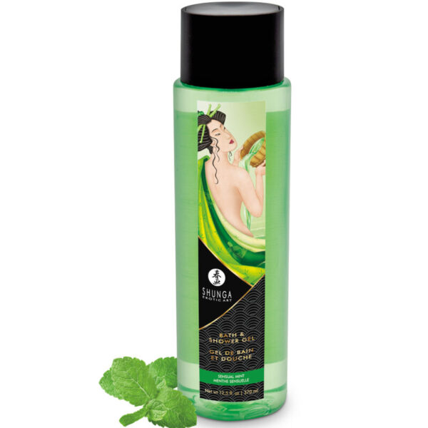 vVigoroso SHUNGA - GEL DE BANHO E DUCHE SENSUAL HORTELÃ 370 ML