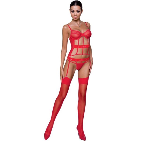 vVigoroso PASSION - CORSET KYOUKA VERMELHO L/XL