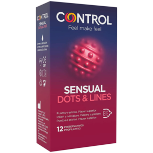 Vigoroso - CONTROL - PONTOS E LINHAS SENSUAIS PONTOS E ESTRIAS 12 UNIDADES