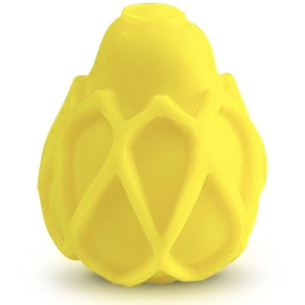 vVigoroso G-VIBE - OVO MASTURBADOR TEXTURADO AMARELO REUTILIZVEL