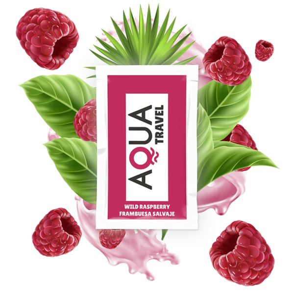 vVigoroso AQUA TRAVEL - WILD LUBRIFICANTE À BASE DE ÁGUA SABOR FRAMBOESA 6 ML