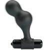 MR PLAY - PLUG ANAL VIBRANTE DE SILICONE PRETO - Image 2