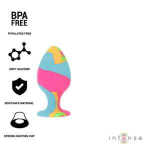 vVigoroso INTENSE - CONJUNTO DE PLUGUES DE SILICONE MULTICOLOR