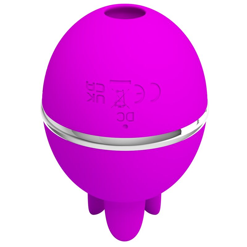 PRETTY LOVE - VIBRADOR DE SILICONE REDONDO ROXO BOLA GEMINI - Image 2