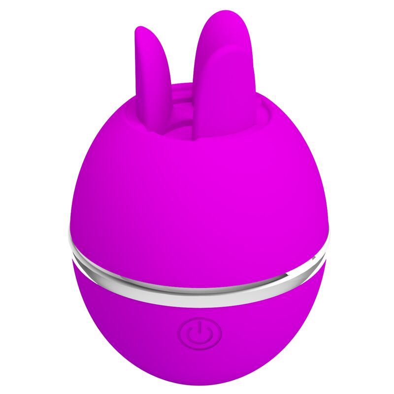 vVigoroso PRETTY LOVE - VIBRADOR DE SILICONE REDONDO ROXO BOLA GEMINI