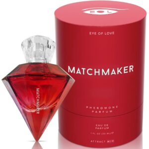 vVigoroso EYE OF LOVE - PERFUME DE FEROMÔNIO DE DIAMANTE VERMELHO MATCHMAKER ATTRACT HIM 30 ML