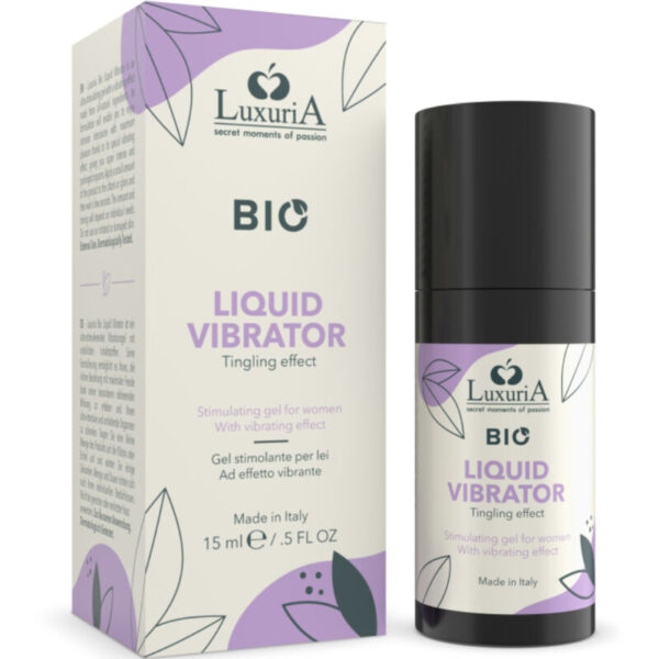 vVigoroso INTIMATELINE LUXURIA - GEL BIO ESTIMULANTE PARA SEU EFEITO VIBRANTE 15 ML