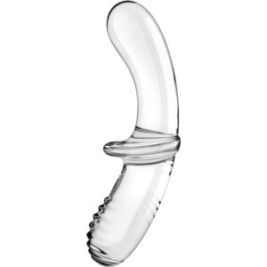 Vigoroso SATISFYER - DILDO DE CRISTAL DUPLO TRANSPARENTE