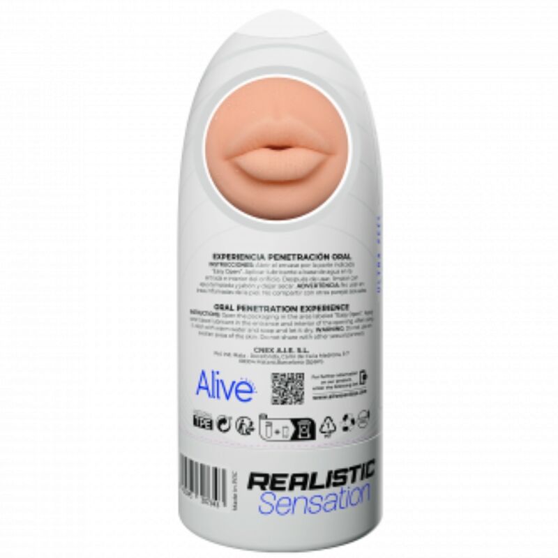ALIVE - FLEX MASTURBADOR MASCULINO ORAL TAMANHO M - Image 3
