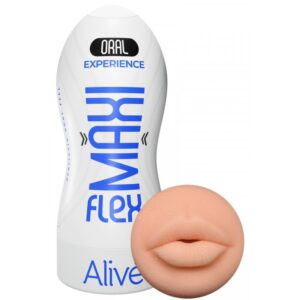 Vigoroso ALIVE - MAXI FLEX MASTURBADOR MASCULINO ORAL TAMANHO L