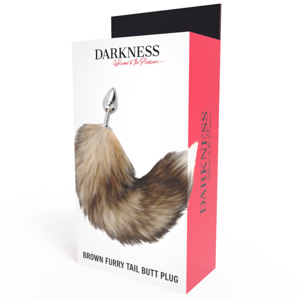 vVigoroso DARKNESS - TAIL BUTT PLUG SILVER