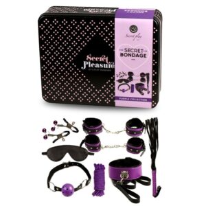 vVigoroso SECRETPLAY - BDSM SET 8PCS PURBLE / BLACK.