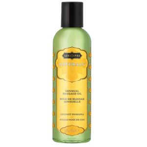 vVigoroso KAMASUTRA - ÓLEO DE MASSAGEM NATURAL DE COCO E ABACAXI 59 ML