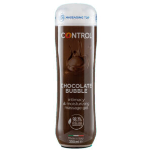 vVigoroso CONTROL - GEL DE MASSAGEM 3 EM 1 BOLHA DE CHOCOLATE 200 ML