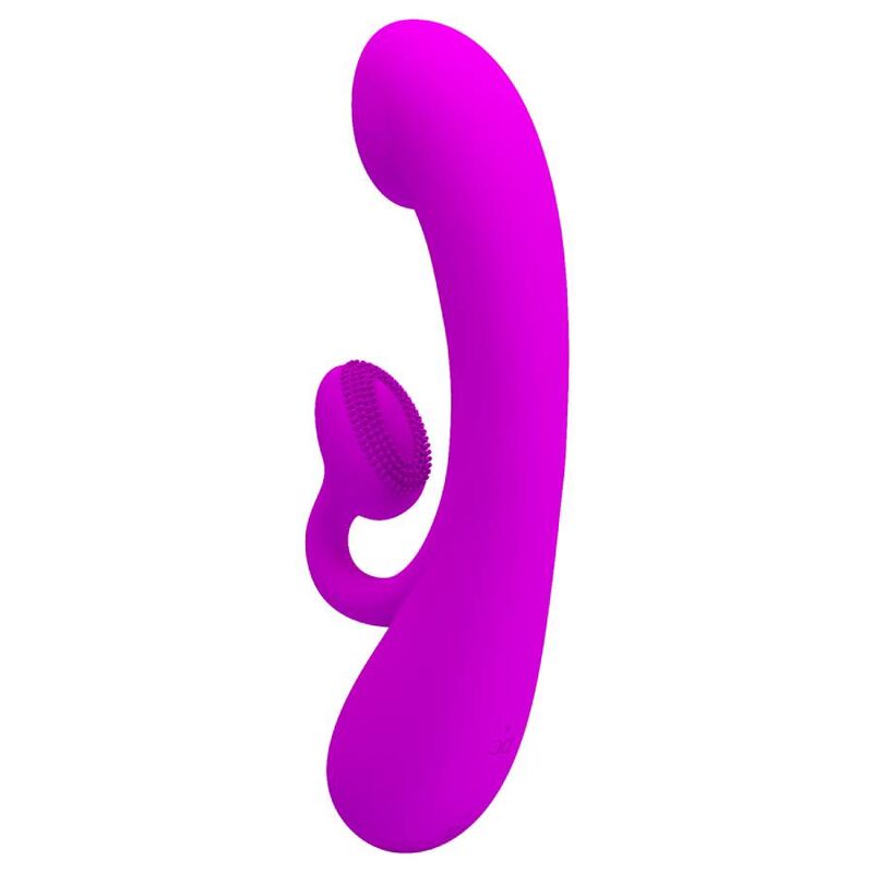 PRETTY LOVE - VIBRADOR SINCERO E OTADOR DE CLITÓRIS SILICONE ROXO - Image 3