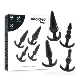 vVigoroso ADDICTED TOYS - CONJUNTO 4 PLUGS ANAIS