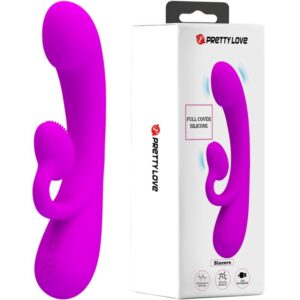 Vigoroso PRETTY LOVE - VIBRADOR SINCERO E OTADOR DE CLITÓRIS SILICONE ROXO
