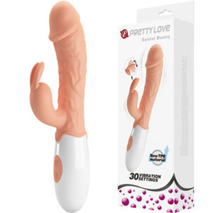 Vigoroso PRETTY LOVE - VIBRADOR COELHO DA PSCOA COM ESTIMULADOR