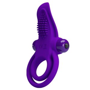 Vigoroso PRETTY LOVE - ANEL PARA PÉNIS VIBRANTE ROXO