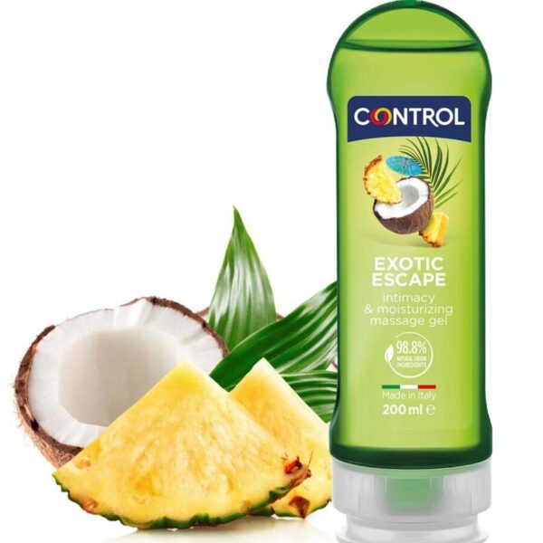 vVigoroso CONTROL - 2 EN 1 MASSAGEM & PRAZER EXÓTICO 200 ML