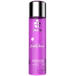 vVigoroso SWEDE - FRUITY LOVE EFEITO DE AQUECIMENTO ÓLEO DE MASSAGEM ROSA FRAMBOESA E RUIBARBO 60 ML