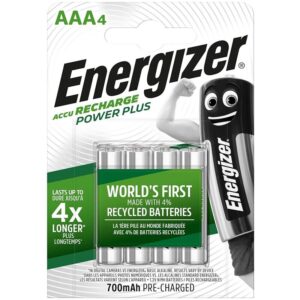 vVigoroso ENERGIZER - BATERIAS RECARREGVEIS AAA4 BLISTER 4