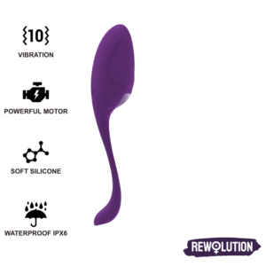 Vigoroso REWOLUTION - CONTROLE REMOTO DO VIBRADOR DE OVO REWOVO