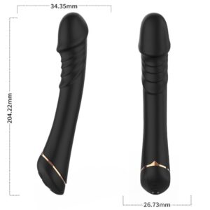 Vigoroso ARMONY - DILDO VIBRADOR SILICONE PRETO