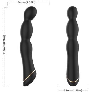 Vigoroso ARMONY - VIBRADOR BAMBU AJUSTÁVEL PRETO