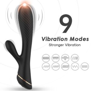 Vigoroso ARMONY - VIBRADOR COELHO SILICONE PRETO