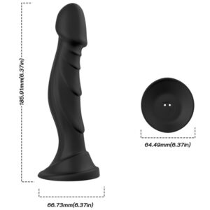 Vigoroso ARMONY - VIBRADOR DILDO E PLUG ANAL CONTROLE REMOTO PRETO