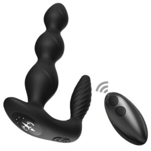 Vigoroso ARMONY - VIBRADOR E ESTIMULADOR MANFUN PLUG ANAL CONTROLE REMOTO PRETO