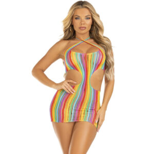 vVigoroso LEG AVENUE - VESTIDO MULTICOLOR