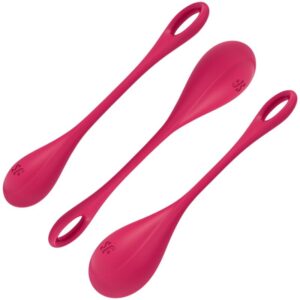 Vigoroso SATISFYER - CONJUNTO DE TREINO YONI POWER 1 VERMELHO