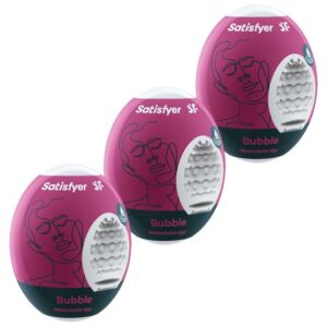 Vigoroso SATISFYER - 3 OVOS MASTURBADOR BUBBLE