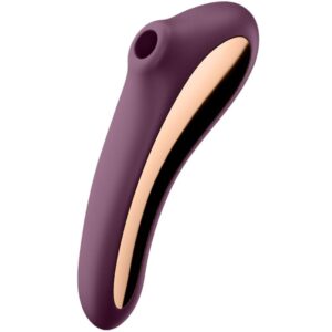 Vigoroso SATISFYER - VIBRADOR DUAL KISS AIR PULSE VINHO TINTO