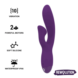 Vigoroso REWOLUTION - VIBRADOR FLEXÍVEL REWOFUN COM COELHO