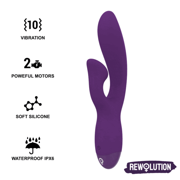 Vigoroso REWOLUTION - VIBRADOR FLEXÍVEL REWOFUN COM COELHO