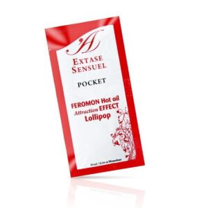 vVigoroso EXTASE SENSUAL - ÓLEO DE MASSAGEM COM FEROMONAS DE EFEITO CALOR PIRULITO 10 ML