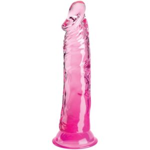 Vigoroso KING COCK - CLEAR PÊNIS REALÍSTICO 19.7 CM ROSA