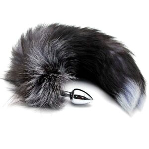vVigoroso ALIVE - PLUG DE PRAZER ANAL METAL FOX TAIL TAMANHO L