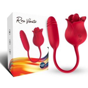 Vigoroso ARMONY - ROSELIP LICKING VIBRANDO CLITÓRIO E VIBRADOR VERMELHO