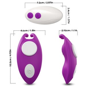 Vigoroso ARMONY - HONEYBEE WEARABLE CALÇAS VIBRADOR G-SPOT CONTROLE REMOTO ROXO