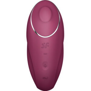 Vigoroso SATISFYER - TAP & CLIMAX 1 VIBRADOR LAY-ON VERMELHO