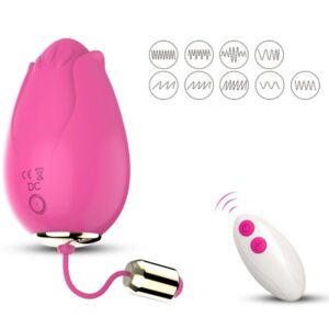 Vigoroso ARMONY - VIBRADOR DE OVO MANDALA G-SPOT CONTROLE REMOTO FÚCSIA